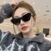 Xiaohongshu Influencer's Same Style Cat-eye Rivet Sunglasses for Men and Women, UV Protection