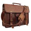 Leather Vintage Messenger Shoulder Men's Satchel Laptop Business Briefcase Bag