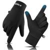 Спорт На открытом воздухе Бег Мужские Зимние Теплые Вязаные Сенсорные Велосипедные Перчатки Женские Осенне-Зимние Тонкие Велюровые