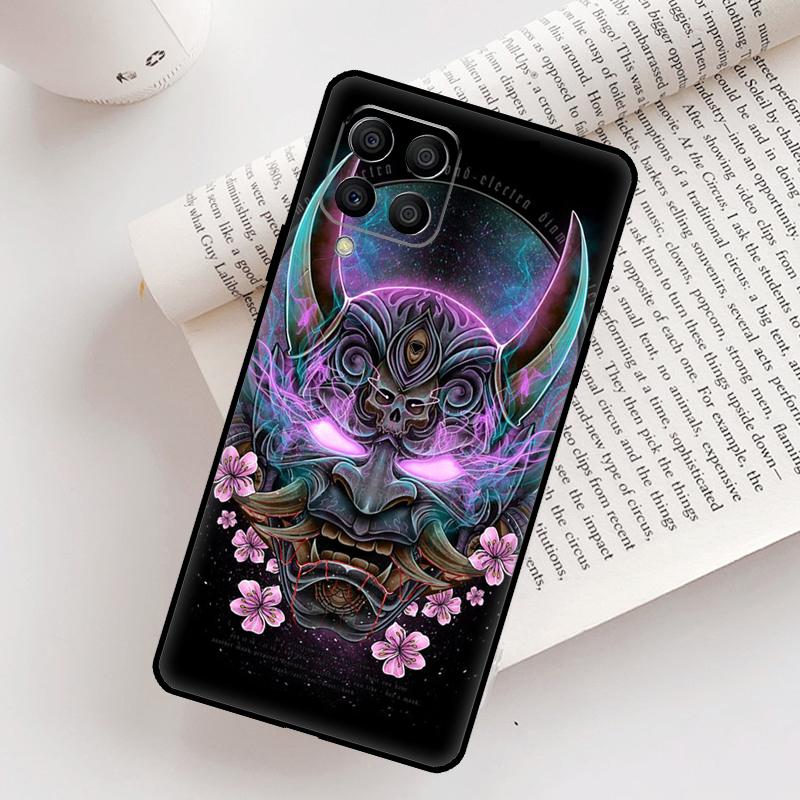 Чехол-маска демона Они Ханья для Samsung Galaxy M31 M11 M14 M34 M54 M12 M32 M52 M15 M13 M06 M16 M36 M56 M53 M35 M55