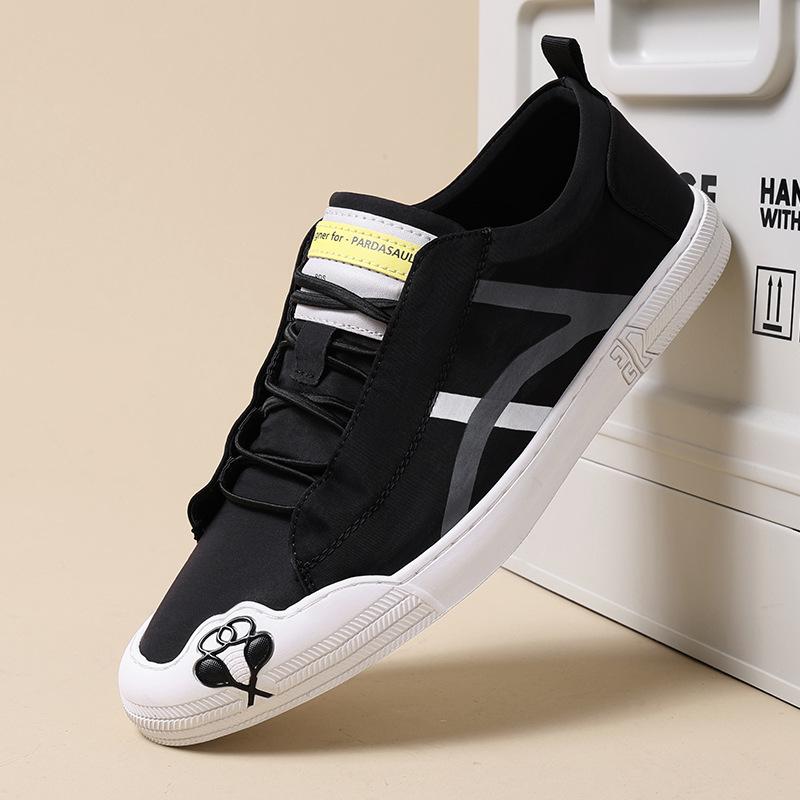 Популярная мужская обувь Douyin Корейская версия модная повседневная обувь дышащая модная обувь новая тканевая обувь мужские кеды