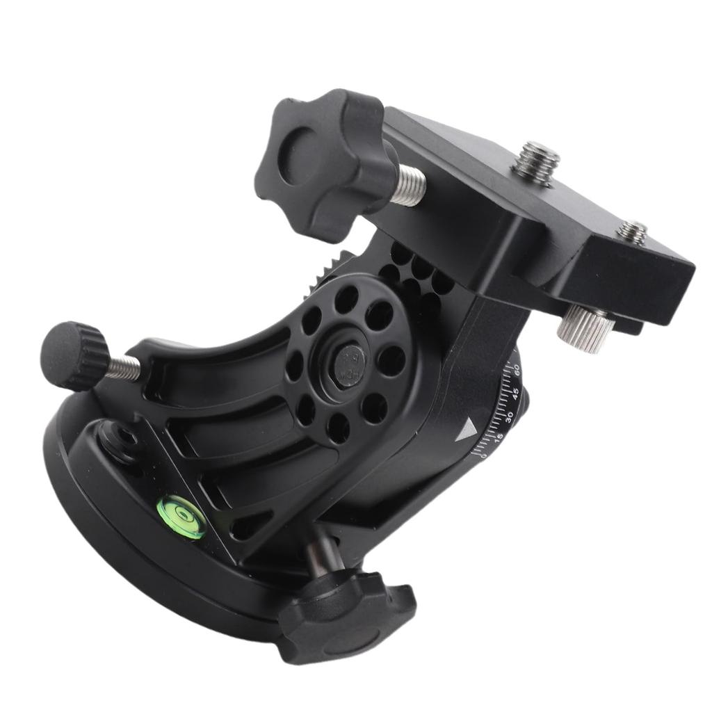 TOPINCN Telescope Latitude Adjustment Lightweight Aluminum Equatorial Mount Compatible Base for Astronomical Observation and Starry Sky Degree Dual