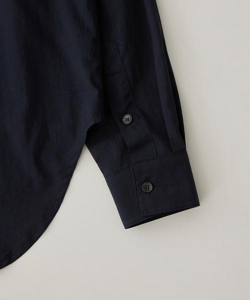 LADY VOLUME Basic Logo Play Shirt_Navy