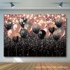 Sparkling Spot Rose Gold Black Background Cloth Room Hanging Cloth Living Room Decorative Cloth Bedroom Carpet Tapestry