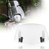 Motorcycle Windshield Extension Windscreen Deflector Adjustable Clip-On Windshield Universal For Most Motorcycle