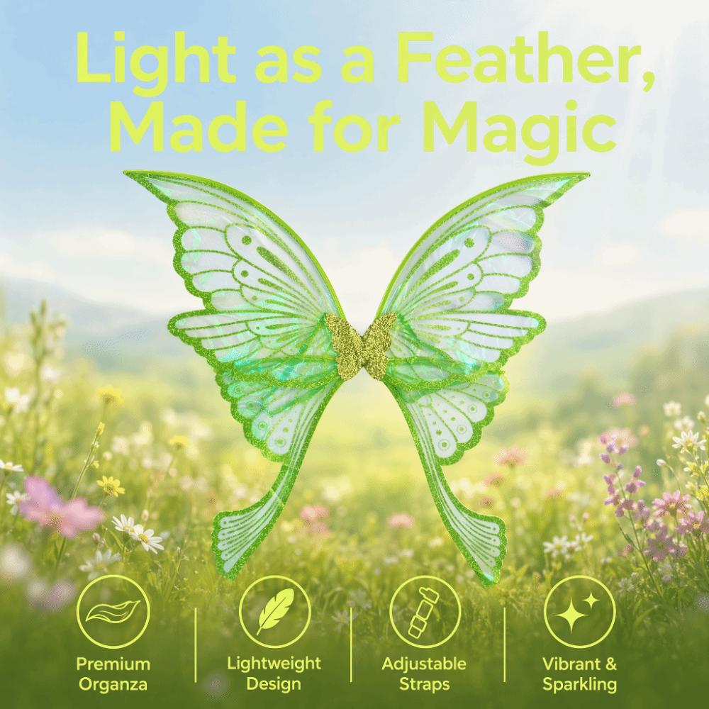 Sparkling Fairy Wings Phoenix Tail Butterfly Butterfly Costume Wings  for Women Girls