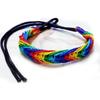 4Pcs Colorful Handmade Braided Friendship Bracelets Ankle Bracelet Prayer Bracelet Party Gifts