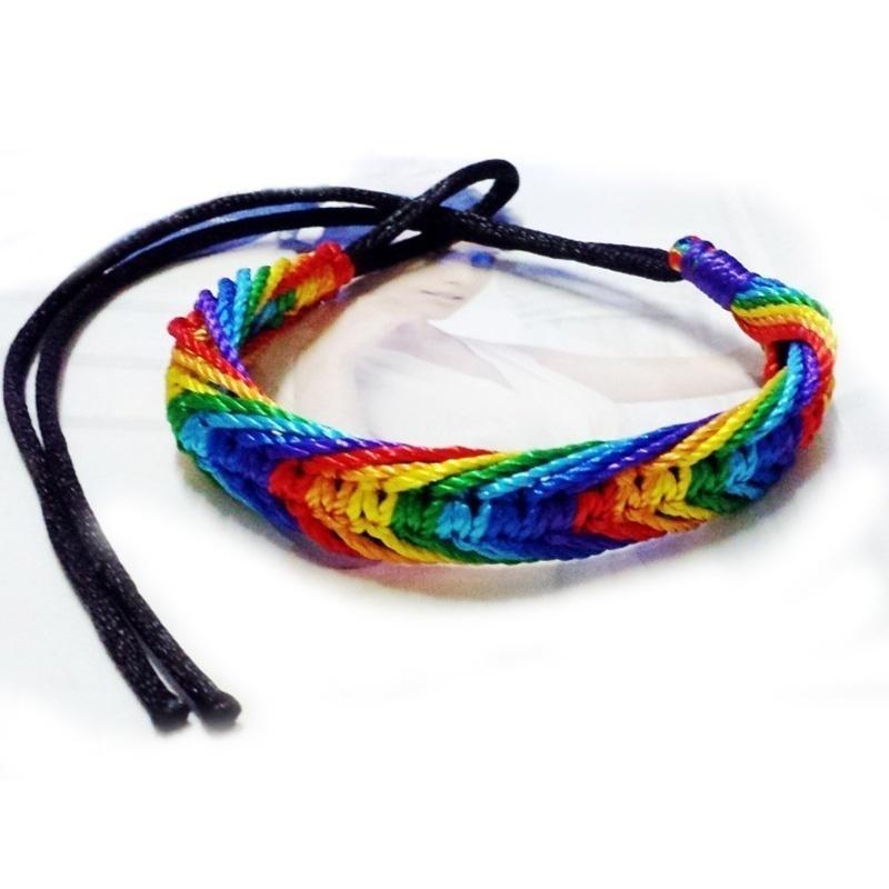 4Pcs Colorful Handmade Braided Friendship Bracelets Ankle Bracelet Prayer Bracelet Party Gifts