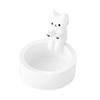 Cat Candle Holder Cute Cartoon Cat Shape Warm And Cozy Desktop Candlestick Synthetic Resin Elegant Candle Stand For Home Decor