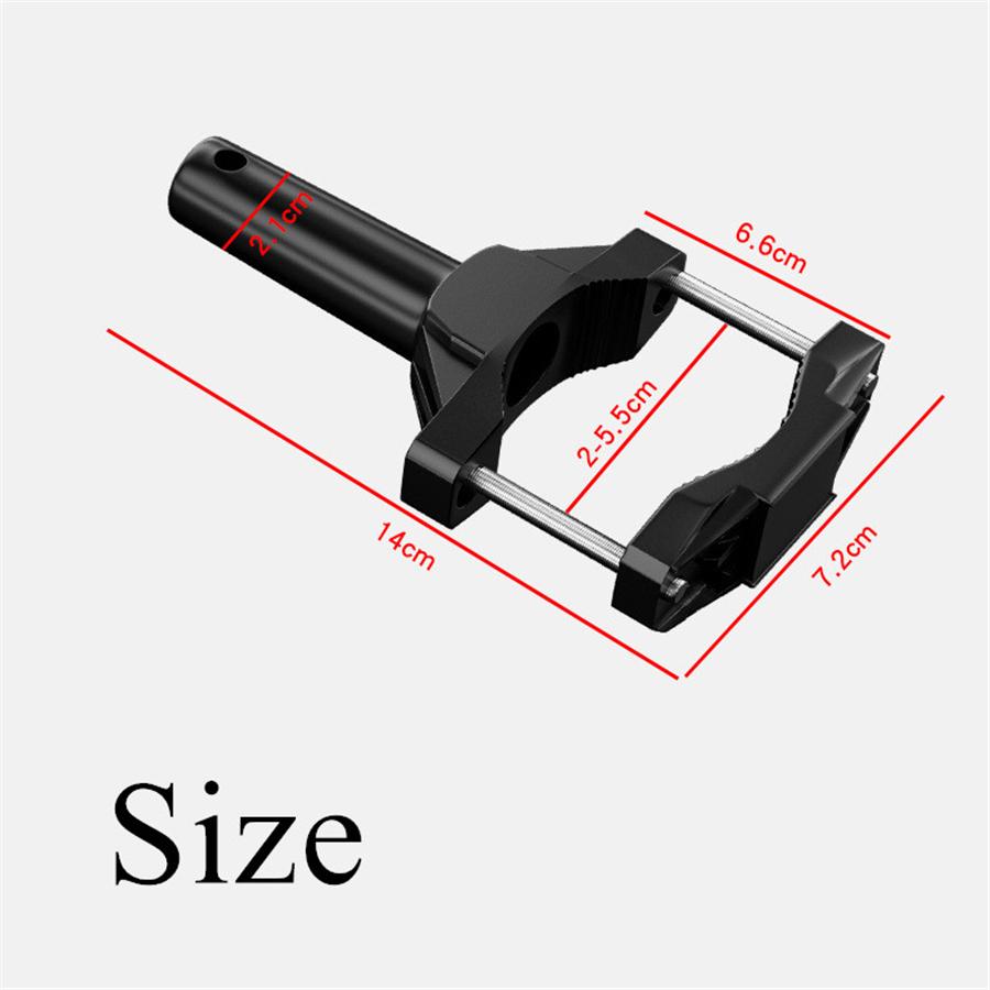 Черный Алюминиевый Сплав с ЧПУ Мотоцикл Велосипед Передняя Вилка Крепление Кронштейн Зажим для Фары X1