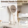 4-in-1 Multi-Function Bottle Opener, Adjustable Lid Opener for Jars Cans Bottles, Multi-Size Retractable Kitchen Helper for Weak Hands, Seniors & Dail