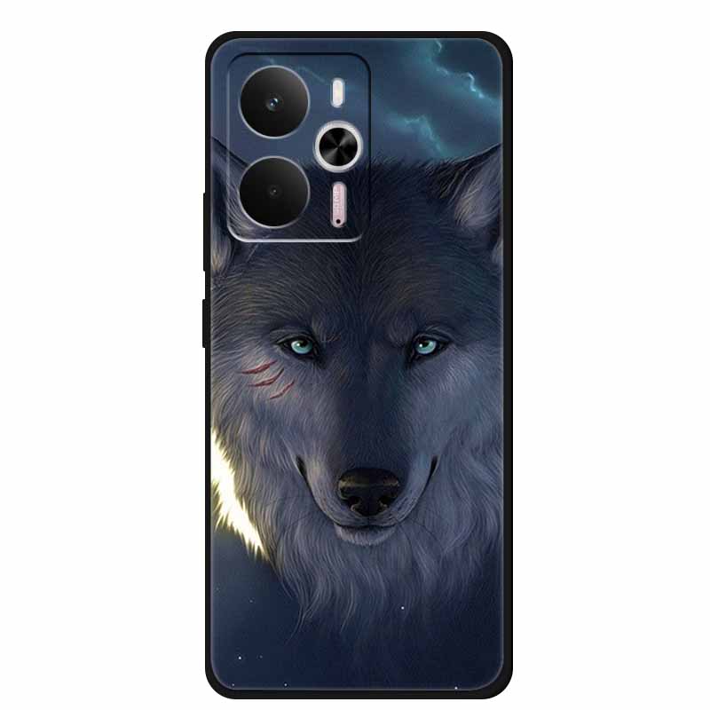 For Realme 14 5G Case Realme14 Coque 6.67" Black Silicone Soft TPU Phone Case For Realme 14 2025 Back Cover Case Shell Funda Cat