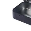 1Pc Survival Kit Small Empty Tinplate Silver Black Flip Storage Box Organizer For Money Coin Candy Key Cigarette Sealed Box