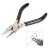 Circlip Pliers 6-Section Round Nose Snap Ring Plier Hand Made Home Repairing Tools