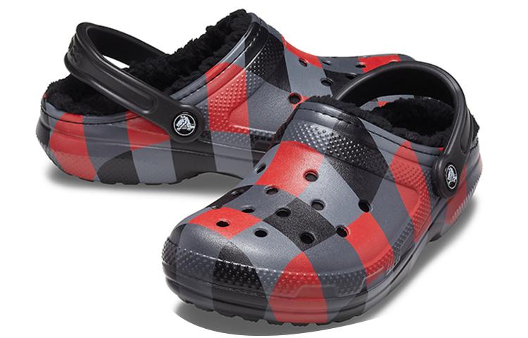 Crocs Классические клоги Клоги Унисекс Черный Красный Серый 206568-6RQ