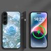 Розы цвета ледяного кристалла Для Samsung Galaxy S26 Ultra S20 FE S21 S22+ S23 Plus S24 Ultra 25 Edge Для Magsafe Стеклянный чехол для телефона