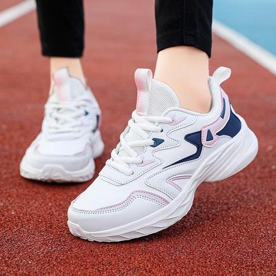 Женские осенние кожаные водонепроницаемые кроссовки для бега — легкие, с мягкой подошвой, в повседневном стиле