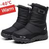 Warm Winter Plush Snow Boots Men Women Outdoor Winter Boots Waterproof Cotton Shoes Wear Resistant And Anti Slip Ankle Boots