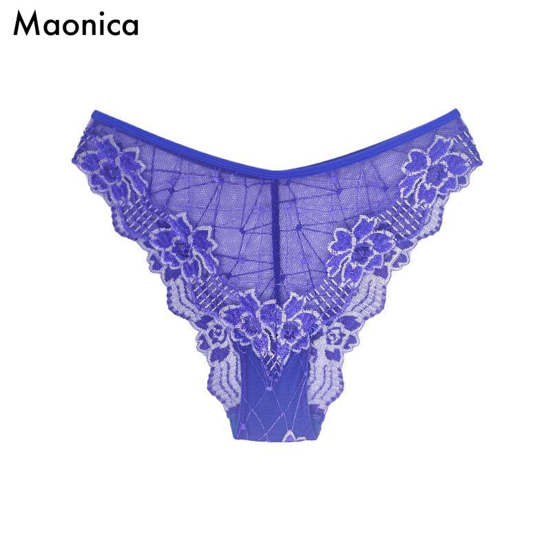 Европейский размер Женские радужные кружевные трусики Женские разноцветные ластовица из чистого хлопка Летние женские трусы Со средней посадкой Цвет леденца Нижнее белье