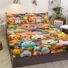 3-Piece Bed Set With Clay Animals, Colorful Warm Color With 2 Pillowcases, Suitable For Living Room And Bedroom (Animals, Gift)