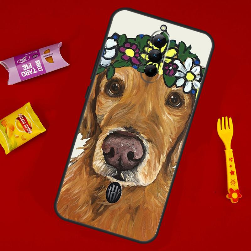 Чехол для телефона ZTE Nubia Red Magic 10 Air 6 6S 7S с изображением золотистого ретривера Для Red Magic 11 10 9 8 8S 9S 10S Pro Plus Чехол