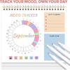 SKYDUE Small Desk Calendar 2025-2026 - 8" x 7", Sept 2025 to Dec 2026 with Sassy & Motivational Quotes, Thick Paper Standing Flip Desktop Calendar