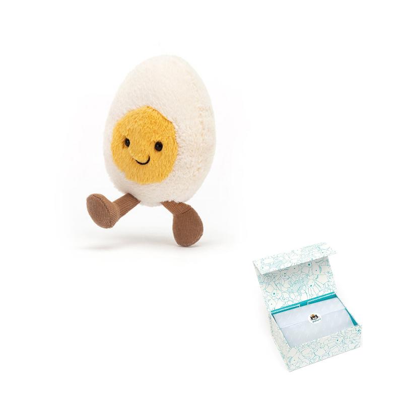 JELLYCAT Пасхальное вареное яйцо Успокаивающая кукла Плюшевая фигурка Высота 14см/23см/28см