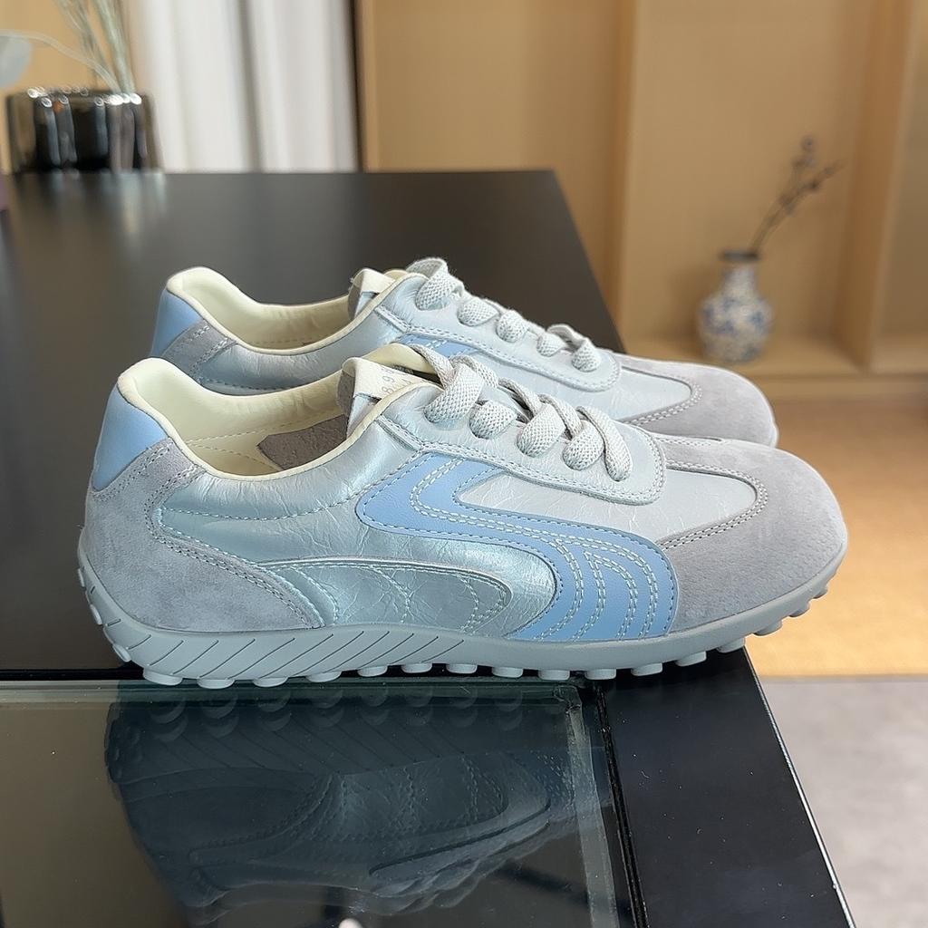 Retro Dexun Shoes Women's 2025 New Fashion Versatile Flat Bottom Soft Bottom Non-slip Sports Casual Shoes Board Shoes Women's Shoes