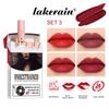 Four Color Cigarette Case Lipstick Matte Non-stick Cup Tube Lip Gloss Waterproof Candy Color Lipstick Set