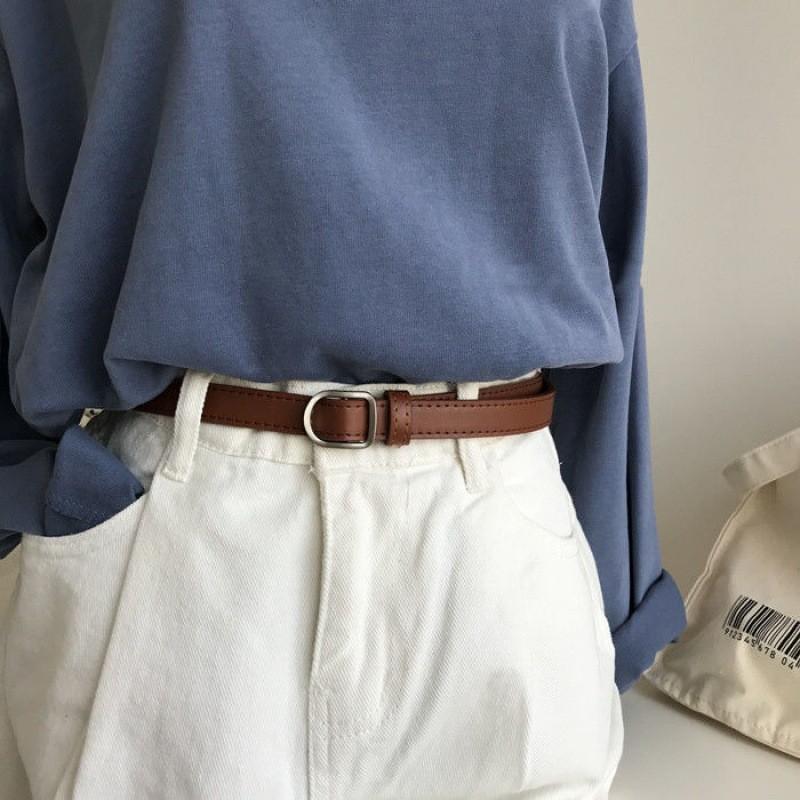 Универсальный шикарный пояс из ПУ с уникальным дизайном пряжки, идеально подходящий для современных любителей моды