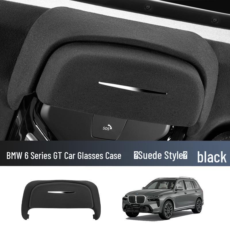 Зажим для очков из замши и футляр для хранения солнцезащитных очков, совместимые с BMW.