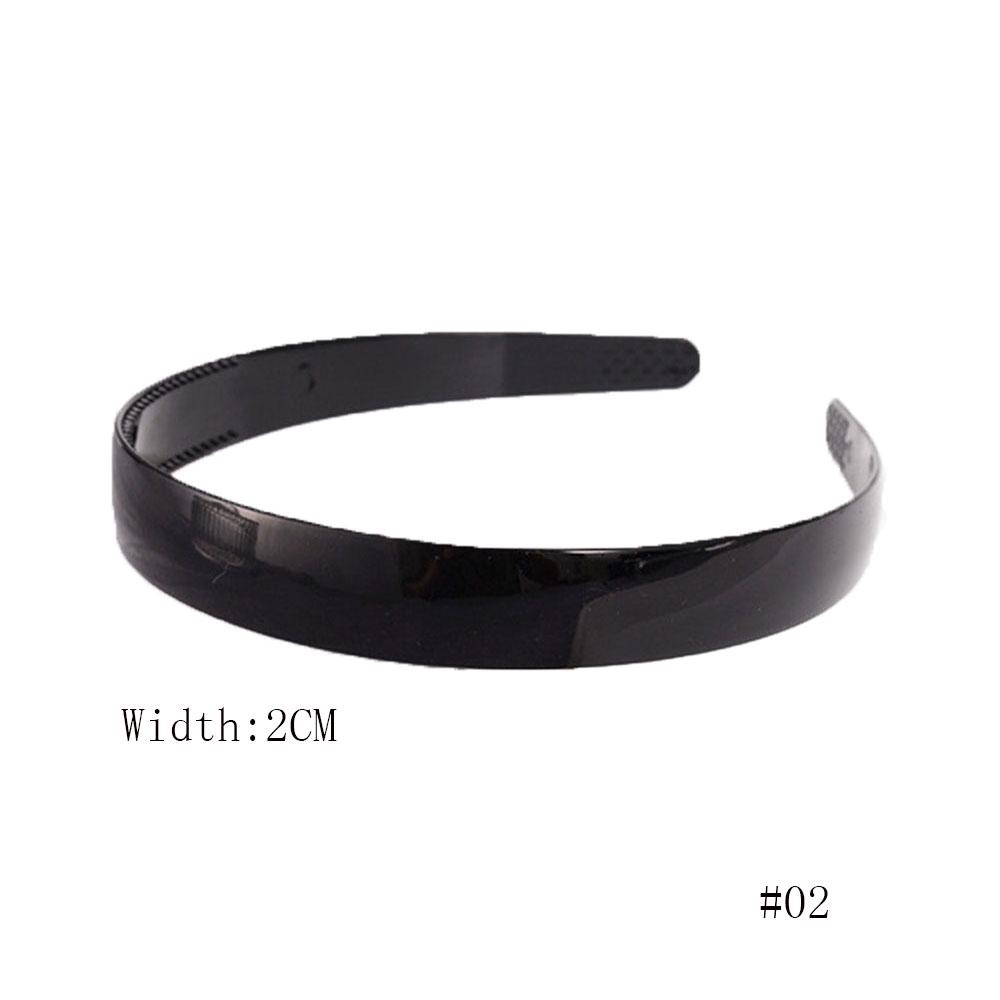 Fashion Plastic Mens Unisex Women Black Wavy Hair Hoop Head Hoop Hair accessories Headband