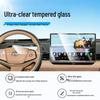 Совместимо с 26 моделями Toyota Yaris L: Закаленное защитное стекло для экрана центральной консоли автомобиля, для защиты навигации.