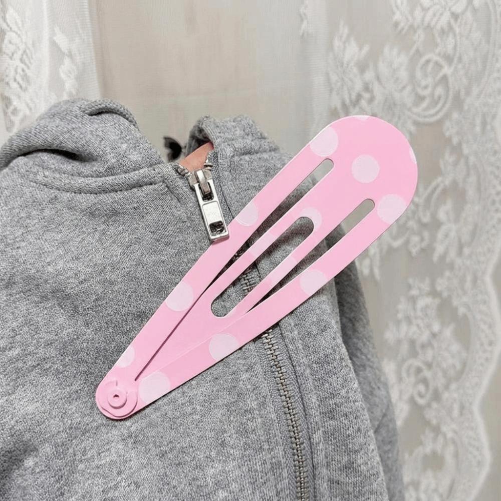 Polka Dot Backpack Decoration Hairpin 20cm Hoodies BB Clip Funny Hair Grip  Curtain Decoration