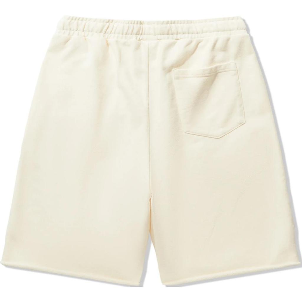 Li Ning Однотонные шорты средней посадки на кулиске, свободные, прямые, повседневные, мужские, молочно-белый AKSU173-4