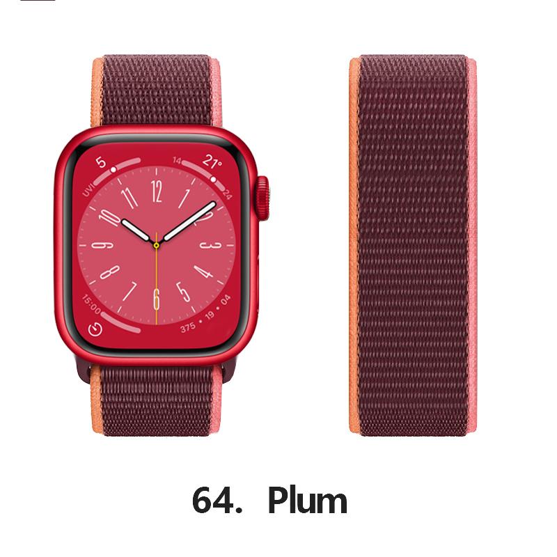Нейлоновый ремешок для Apple Watch 10 Ремешки 46мм 44мм 40мм 45мм 41мм 49мм 42мм 38мм Браслет Correa iwatch Серия 8 se 7 6 3 9 11 40 мм