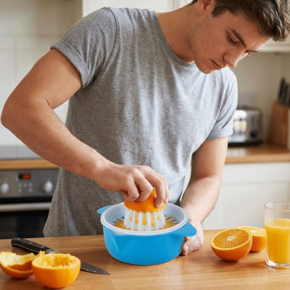 Plastic Manual Juicer Detachable Citrus Juicer Portable Hand Lemon Squeezer Cooking