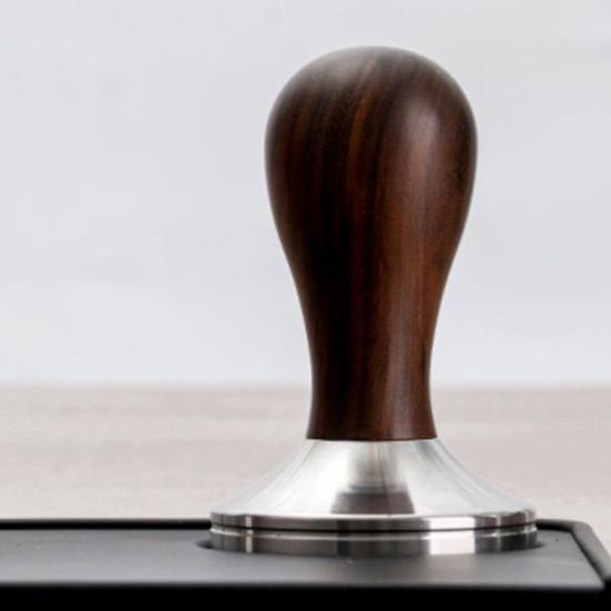 Кофейный тампер, съемная конструкция, плоское основание, нержавеющая сталь, 51/53/58 мм, деревянный молоток для эспрессо, инструмент бариста