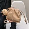 Fashion Drawstring Cute Small Bag Women's Early Summer New Versatile Messenger Bag Bucket Bag