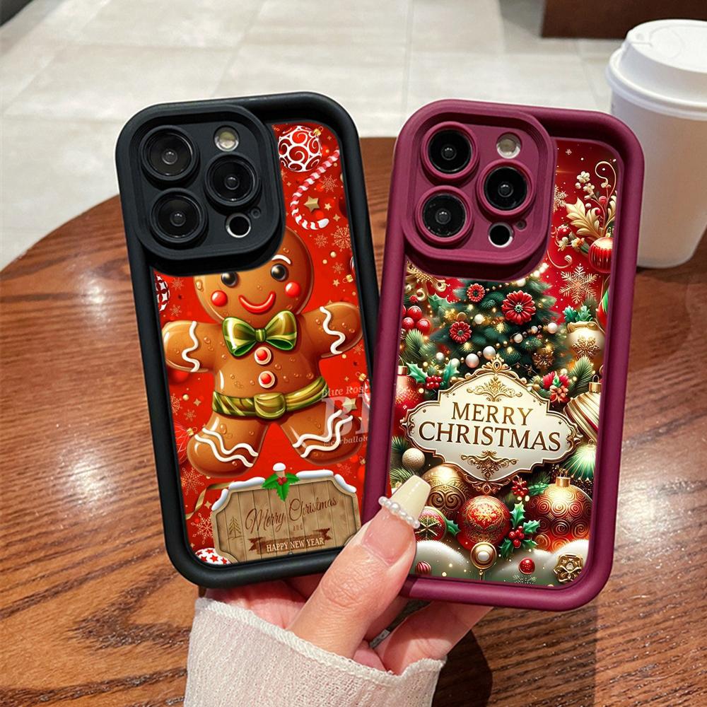 Мягкий чехол Sky Eye Ladder для Xiaomi 14T Redmi 13c 14c Note 11 12 13 Pro Все модели Xiaomi Redmi Чехлы для телефонов NY46 Рождественский Санта-Клаус Рождественская елка