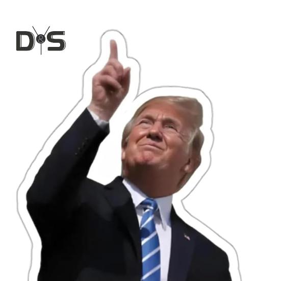 100 шт. наклеек «Трамп, я сделал это», наклейки на бензоколонки, наклейка на антитрамповские товары, декоративные наклейки на окна автомобилей и бамперы грузовиков