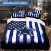 Dallas Cowboys  3pcs Bedding,Including 1pc Duvet Cover And 2pcs Pillowcases Perfect for Christmas,Ideal for Bedroom, Dormitory