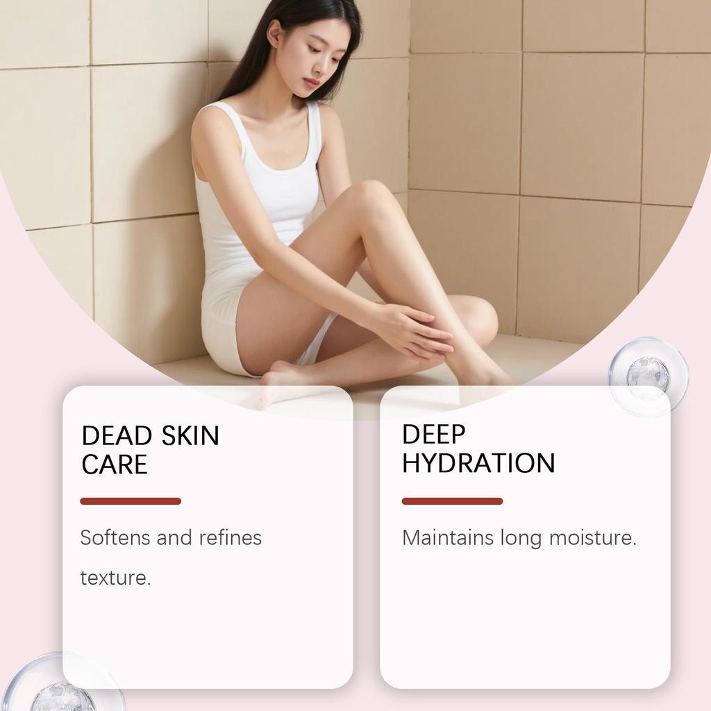 OceAura Вишнево-клубничный скраб для тела Мягкое очищение Питание кожи Увлажнение Отшелушивающий скраб