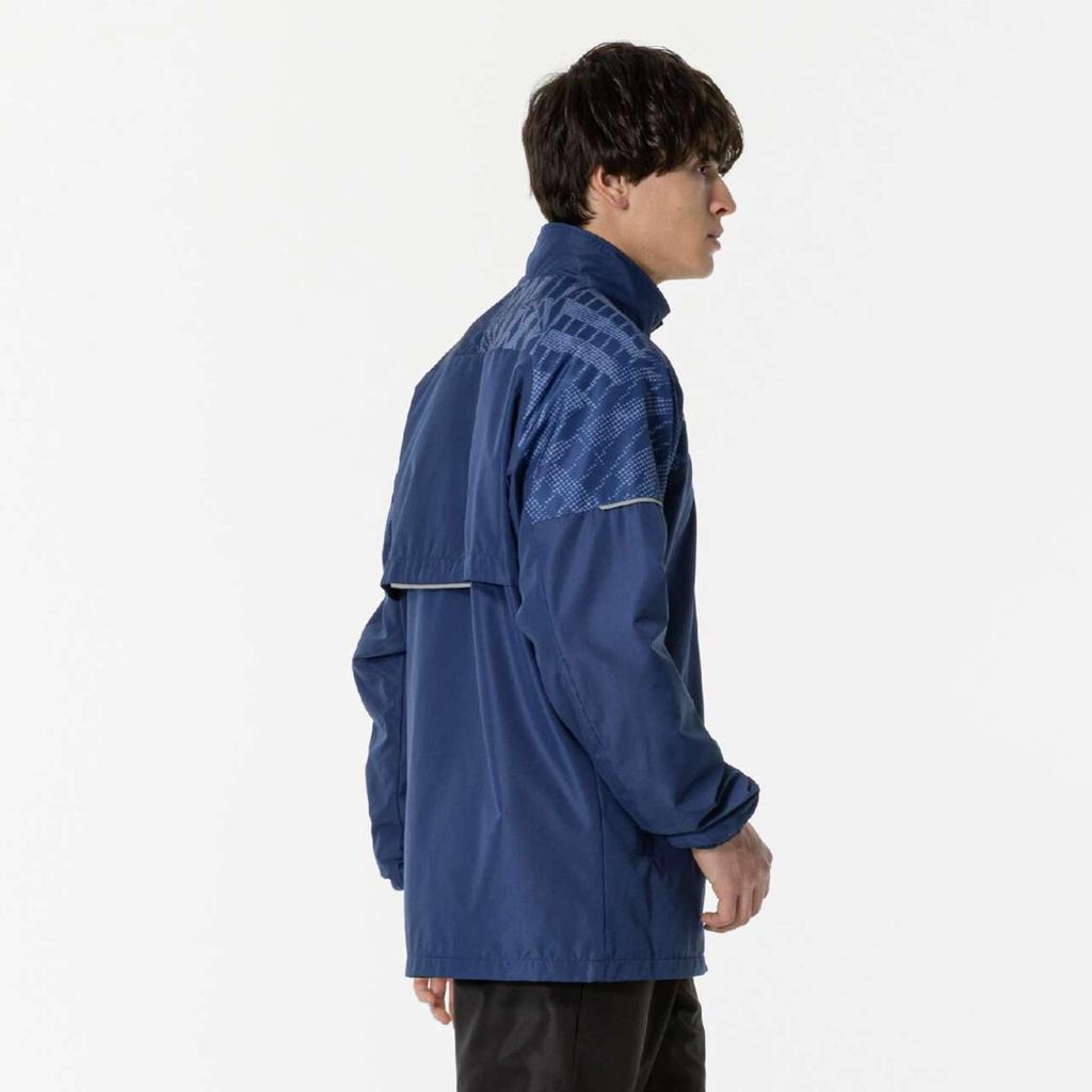 Куртка для тенниса Breath Thermo Warmer с водоотталкивающими свойствами, влагопоглощающая, генерирующая тепло 62MEB520 Estate Blue [Mizuno]