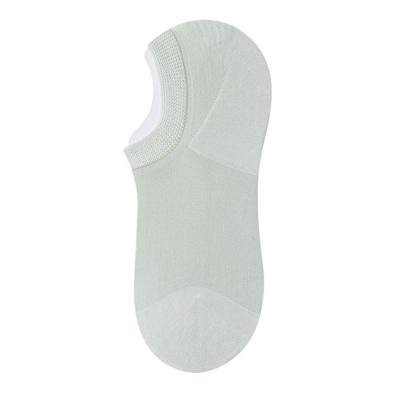 Female Summer Ultra Thin 10A Antibacterial Shallow Mouth Invisible Do Not Drop Heel Short Boat Socks