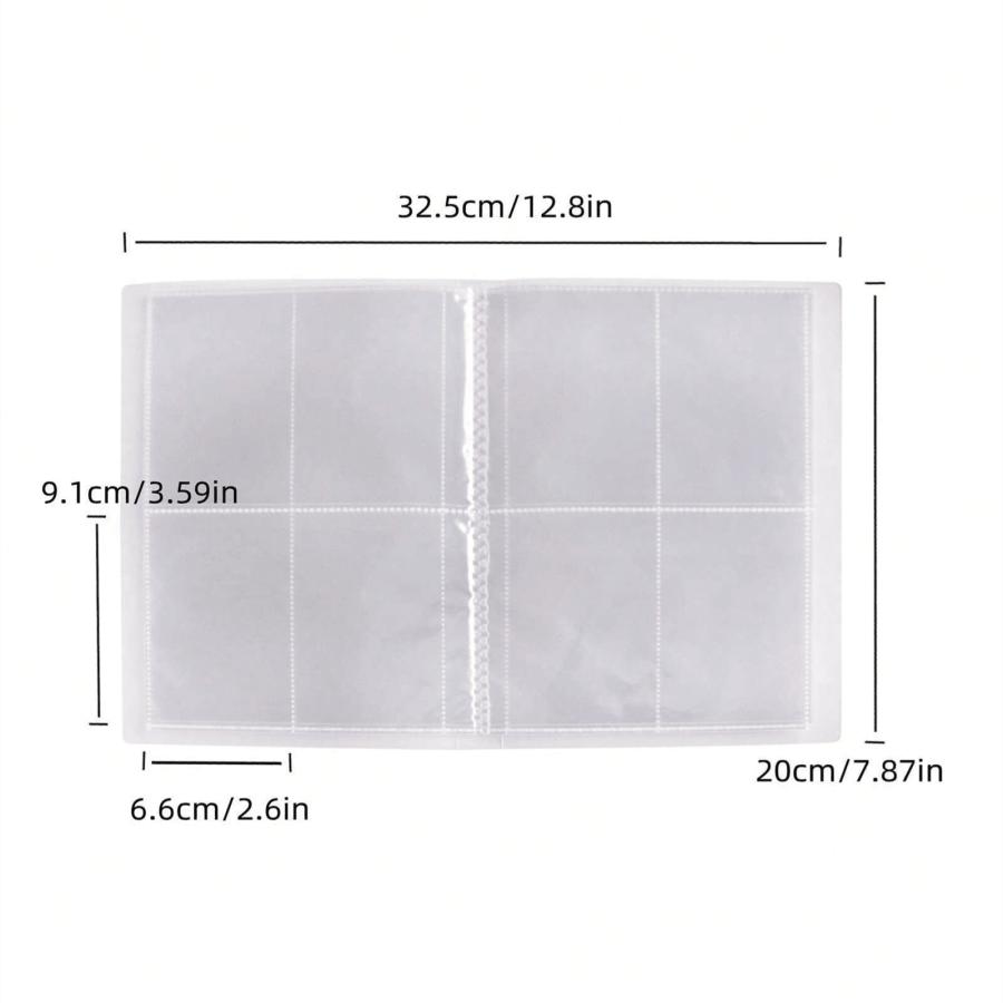 240 Card Album Book Game Card Holder Binder VMAX Game Card Collection Toys Gift (No Cards Included)