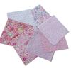 7 Pieces Cotton Fabric Bag Sewing Floral Square Cloth Professional Tailor Needlework DIY Crafting Accessories