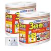 [.co.jp Exclusive] Scottie Fine Triple Roll Kitchen Towels (150 Cuts X 2 Rolls) X 2 Packs SCOTTIE Kitchen Paper Towels with Nose Celeb Tissue