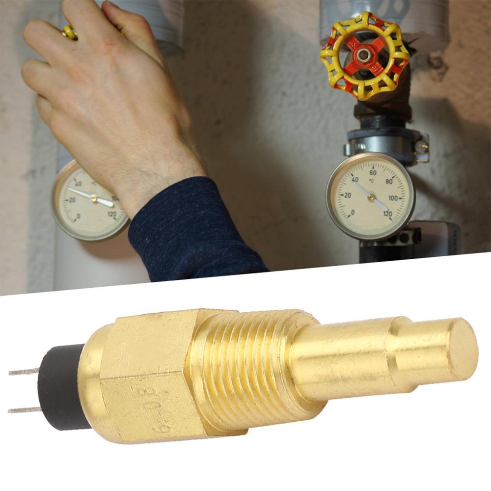 3/8 NPT Water Temp Sensor 3W 6-24V 103℃ Coolant Temp Sensor Temperature Sender Generator