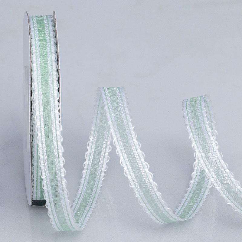 2,5 см прозрачный бутон кружева снежная марля тесьма ручной работы бант для волос головной убор аксессуары цветы упаковка декоративная лента поделки изготовление лент